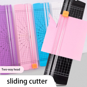 Mini A4 masaüstü ofis kağıdı düzeltici manuel fotoğraf kesici bıçak bıçağı ile - Product Image 3
