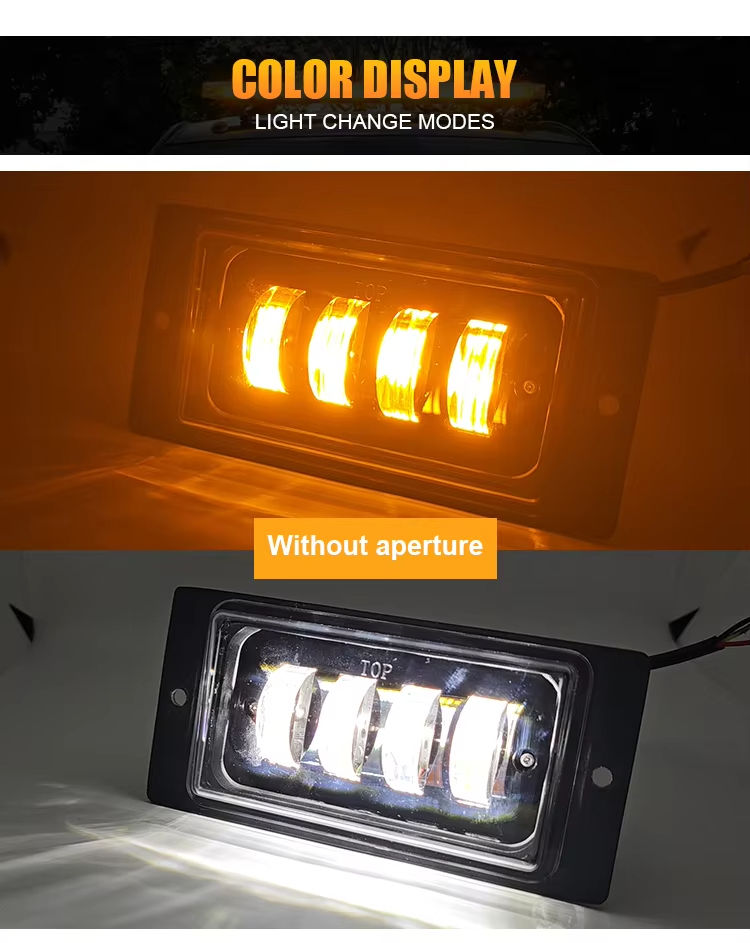 Jaune et blanc double couleur sans ouverture