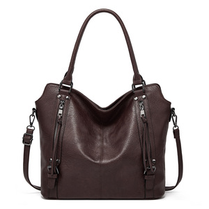Yüksek kalite bayanlar büyük çanta ve Tote çanta seti Vintage kadınlar yumuşak Pu deri omuz çantaları moda <span class=keywords><strong>Hobo</strong></span> çanta cüzdan seti