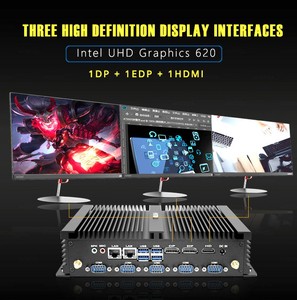 2023 Customizable Industrial Mini Box <strong>PC</strong> Fanless Compact Computer Intel H4-I7-8550U Chipset DDR4 RAM US/EU for Business Industry - Product Image 6
