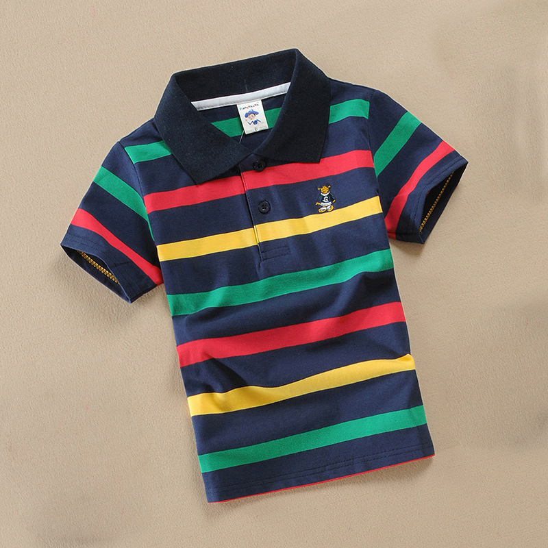 Red-yellow-blue-green striped