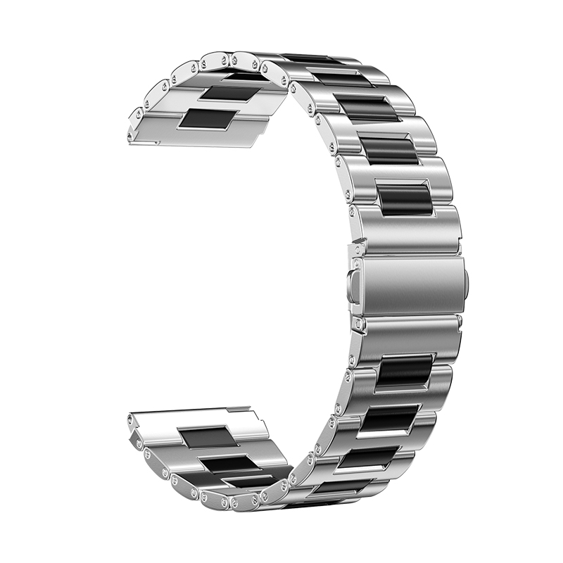 Hw-plata negro-tres cuentas i-band