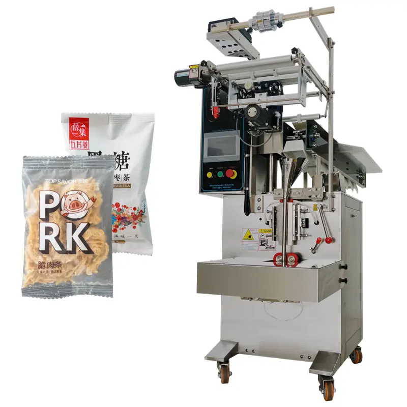 China Automatic Conveying Hopper White Sugar Cube Dry Fruit Multi-material Packing Packaging Machine