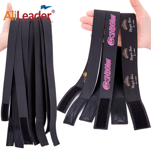 AliLeader-Cinta de encaje Frontal para pelucas, Logo personalizado Edge Slayer, cinta de pelo ajustable con lazo, banda elástica para pelucas - Product Image 1