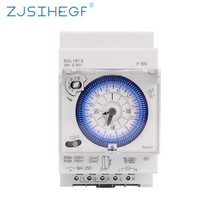 SUL181d Mechanischer Timer 24 Stunden Zeit schalt relais Elektrisch programmier barer Timer 24 Stunden Din Rail Timer Schalter - Product Image 1