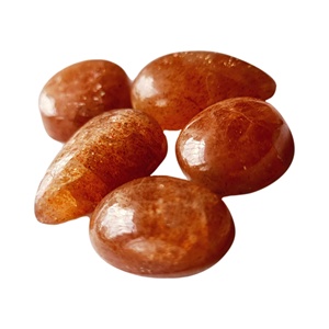 Doğal Sunstone taş cabochons opak kaliteli büyük boy kadar 18mm. Şeffaf kaliteli mevcut küçük boyutları. - Product Image 3