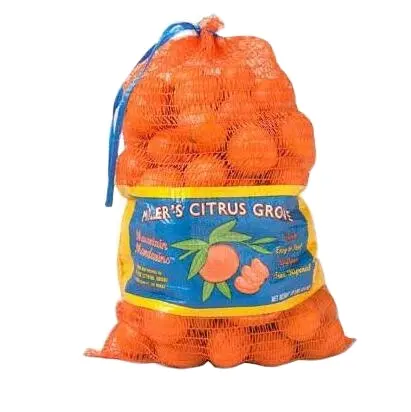 Grs embalagem de cordão de plástico, embalagem de tomate, batata, cebola, laranja, repolho, pp, leno, malha, saco para frutas e legumes