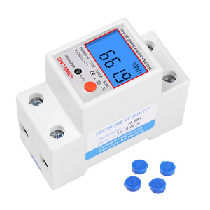 Medidor de energía eléctrica monofásico tipo carril din, registrador de datos inteligente WIFI - Product Image 1