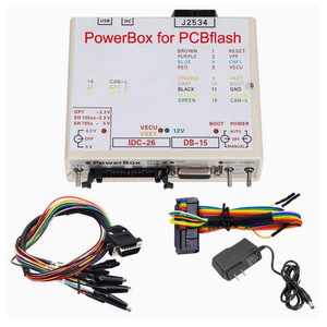 JTAG power box di lavoro + openport 2.0 per ECU programmatore J2534 scatola dispositivo per ECU FLASH con adattatore completo