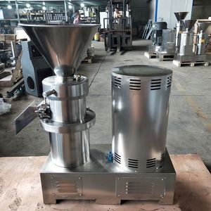 黄油加工使乳木果可可杏仁核桃鹰嘴豆泥工业商用粉碎机生产线 - Product Image 6