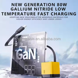 Apple PD şarj için genişletilebilir kablo tip-c ile 80W duvar şarj hızlı şarj - Product Image 6