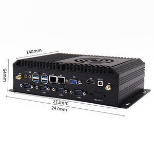 Fanless Industrial <strong>Computer</strong> I7-10510U <strong>Embedded</strong> Mini PC with Dual LAN Multiple Serial Ports I3/i5 Options Available