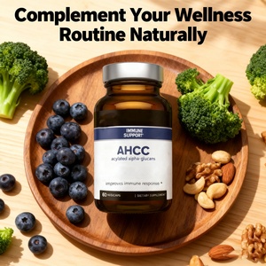 OEM/ODM Capsules de supplément d'extrait de champignon AHCC naturel personnalisable 750mg AHCC pour stimuler l'immunité, soutenir le foie et les intestins - Product Image 6