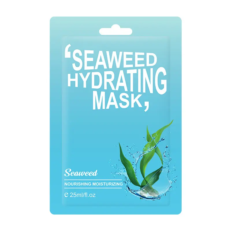 Cosméticos personalizados para el cuidado de la piel, mascarilla Facial de realce de frutas, algas marinas, brillo, belleza hidratante