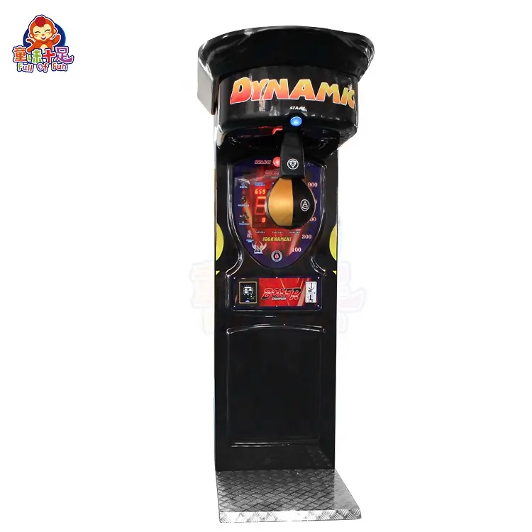 High-looking coin-operated black dragon boxing machine punch arcade game machine