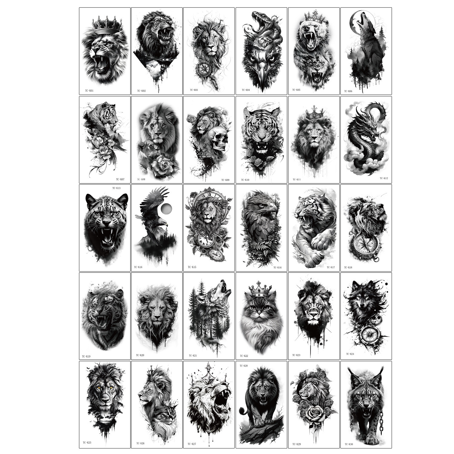 TC noir - Animal noir