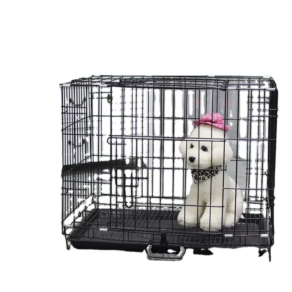 Commercio all'ingrosso Disegni di Ferro In Acciaio Inox Filo di Commercio A Buon Mercato di Grandi Dimensioni In Metallo Pet Dog Kennel Cage Per La Vendita A Buon Mercato