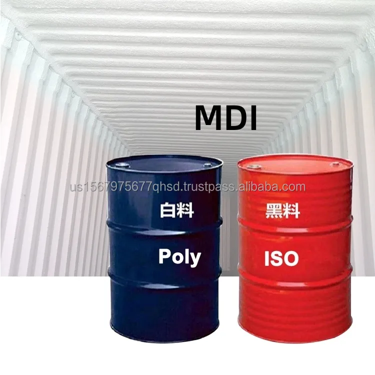 Pu bọt hóa chất nguyên liệu Polymer MDI cho cách nhiệt