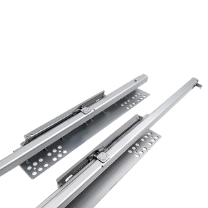 Good Price Furniture Hardware Factory Kitchen Drawer Hidden <strong>Push</strong> <strong>Open</strong> Soft Close Installation Drawer <strong>Slide</strong> <strong>Rail</strong> - Product Image 1
