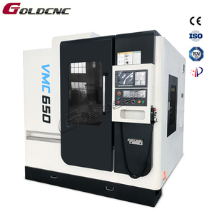 GOLDCNC VMC650 3軸垂直マシニングセンター台湾技術高速ドリルタップGSK CNC制御システムBT40スピンドルテーパー - Product Image 1