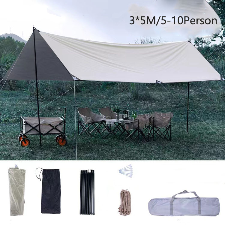 210T Silver 3*5M