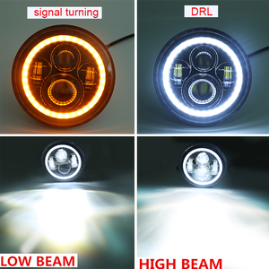 LOYO 7 inç yuvarlak Led far 45W far Rgb blu-tooths kontrol Jeep Jeep Wrangler JK için Led Redondo - Product Image 3