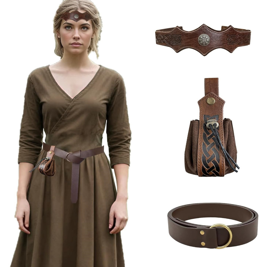 Traje tres piezas marrón