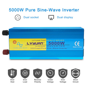 纯正弦波逆变器DC 12v至AC 220v 2000W 3000W 4000W伏LED显示转换器变压器汽车逆变器太阳能电源 - Product Image 6