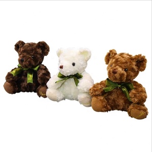 Teddy <strong>Bear</strong> Plush Toy for Sublimation Soft Wedding Decoration and Promotion <strong>Gift</strong> with Custom Logo Cute Bow Tie Design - Product Image 2