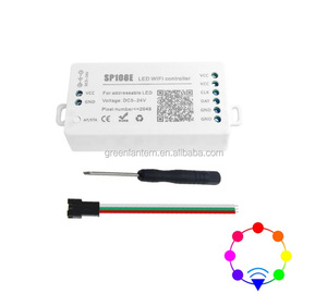 DC5V 12V 24V Smart Phone App Control SP108E WiFi Pixel SPI Led Controller para WS2811 WS2812B SK6812 RGB Pixel Led Strip - Product Image 5