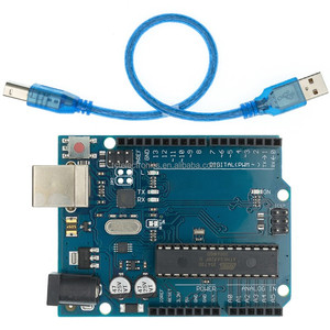 Entwicklungs platine ATmega328P Unos Development Board DIP-Version Entwicklungs platine mit Kabel für R3 auf Lager