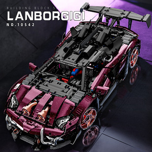 10542 spor araba modeli yapı taşları 1:8 çok fonksiyonlu teknoloji mekanik grup yapı taşı setleri araba 1/8 - Product Image 1