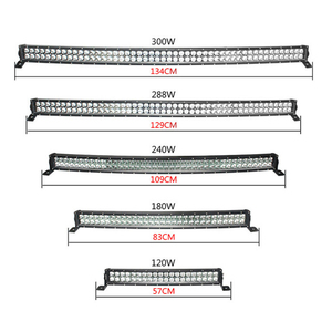 Thanh Đèn <span class=keywords><strong>Led</strong></span> Làm Việc Cho Xe Hơi 2 Hàng Cong 288W Cho Xe Tải Địa Hình 4X4 - Product Image 2