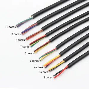 UL2464 2 3 4 5 6 7 8 9 10 çekirdek 16 18 20 22 AWG yumuşak çok çekirdekli PVC yalıtınız kontrol kablosu çok telli tel - Product Image 1