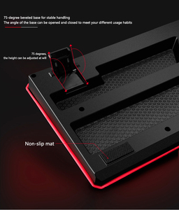 有线机械感觉键盘游戏，带背光19键angighosting有线Rgb宏游戏机械键盘 - Product Image 6