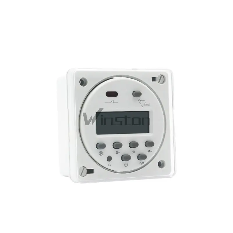 CN101 1 Sekunde Intervall DC/AC 12V Programmier barer digitaler Timer-Schalter Zeit schalt uhr CN101S Für Solarenergie mit AM/PM-Anzeige