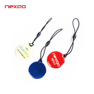 Son tasarım RFID anahtar Fob özel Logo renkli RFID erişim kontrol etiketi verimli manamanant için yeniden yazılabilir ABS anahtarlık - Product Image 2