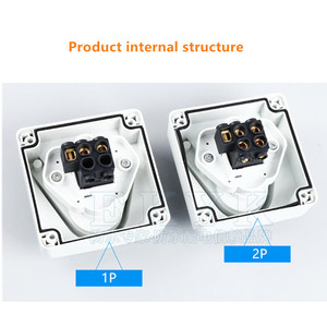 CE UKF4 <span class=keywords><strong>16A</strong></span> 20A 25A1極2極IP66防水アイソレータースイッチ
