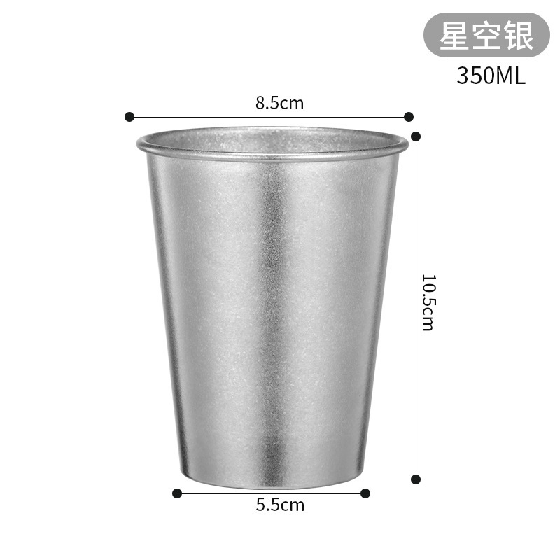 Starry Silver (Pure Titanium Beer Mug)