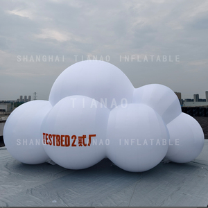 Beyaz şişme büyük bulut modeli şişme bulut reklam modeli şişme hava bulut - Product Image 3