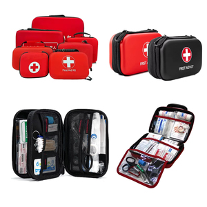 Cao Cấp Nhà Máy Biểu Tượng Tùy Chỉnh Đa-Ngăn PU Da EVA Vỏ Cứng Y Tế Trường Hợp Trực Tiếp Viện Trợ Đầu Tiên <span class=keywords><strong>Kit</strong></span> Với Bọt Cắm Trại - Product Image 1