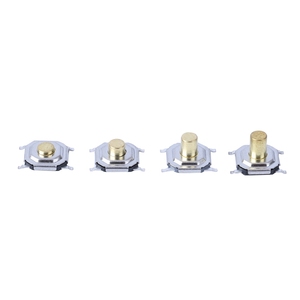 TS-022สวิตช์ปุ่มกด5*5 SMD/SMT ชั่วขณะติดหมุด4ขาเทอร์มินัล M แบบปุ่มกดโลหะ - Product Image 5