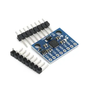 1 Juego de sensores de giroscopio analógicos IIC I2C de 3 ejes, módulo de acelerómetro para Arduino con pines de 3-5V CC, 1 Juego