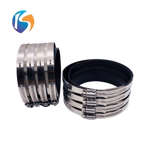 Tianjin Factory Direct Rubber Drain <strong>Pipe</strong> Coupling a <strong>Type</strong> No Hub Hose Clamp with Nice Service - Product Image 1