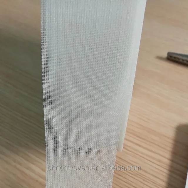 Fitas adesivas não tecidas interlining melhor qualidade costurado interlining papel não tecido interlining