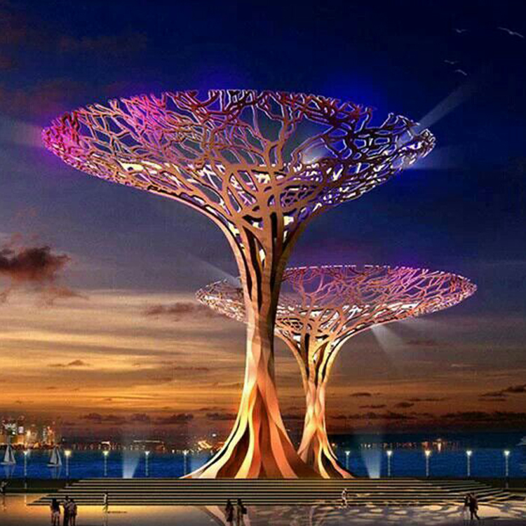 Árbol de acero inoxidable