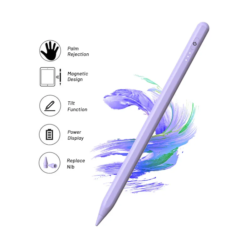 Palm Rejection Capacitive Tablet Touch Screen Active Stylus Pen For Ipad Apple Pencil With Tilt Function
