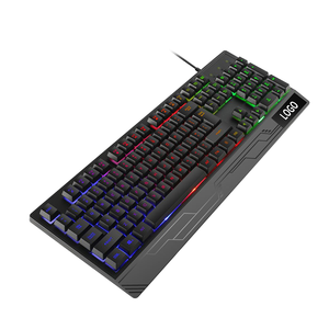 104-<strong>key</strong> RGB LED-backlit gaming <strong>keyboard</strong> 12 <strong>lighting</strong> modes USB wired <strong>keyboard</strong> for laptops and <strong>computers</strong> - Product Image 1