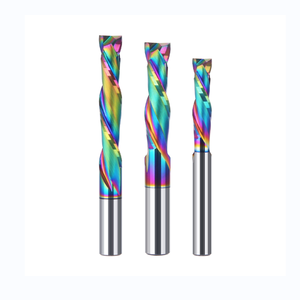 Huhao 3.175mm kaplı yukarı ve aşağı kesim freze kesicisi aşağı sıkıştırma freze ahşap yönlendirici Bit için 408011401 - Product Image 1