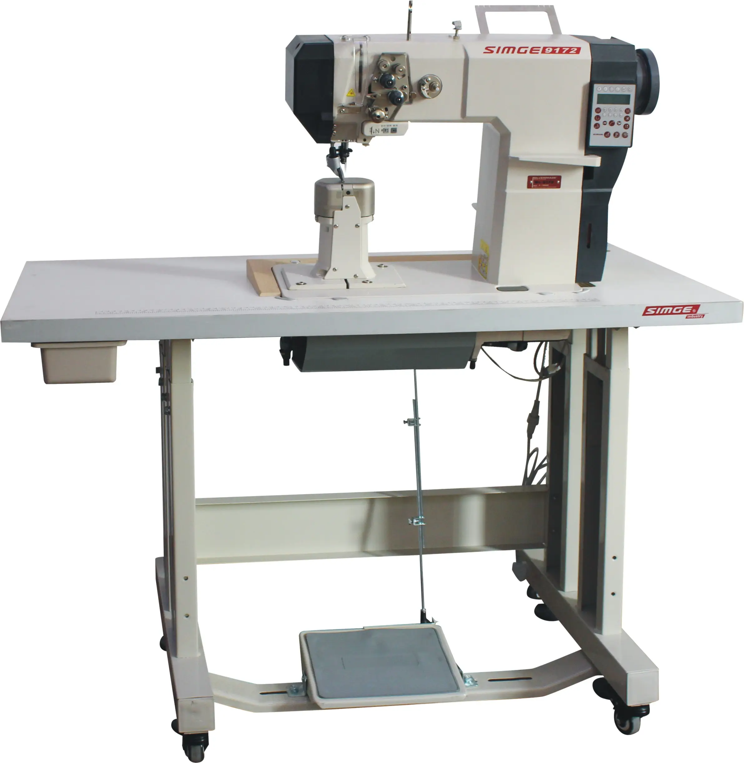Автоматическая промышленная швейная машина с двойной иглой